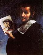 Carlo  Dolci Self Portrait_i oil painting on canvas